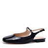 Черные слингбэки из лаковой кожи CorsoComo