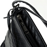 Черная сумка мешок из экокожи