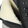 Коричневые ботинки из комбинированных материалов на подкладке из натуральной шерсти