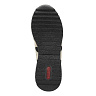Черные кроссовки из комбинированных материалов на шнурках-резинках