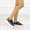 Черные кеды из экокожи на подкладке из текстиля Nine West