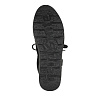 Черные ботинки из комбинированных материалов на подкладке из текстиля на танкетке