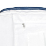 Бело-синяя пляжная сумка из принтованного полиэстера