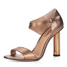 Бронзовые босоножки из кожи CorsoComo