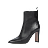 Черные ботильоны из гладкой кожи CorsoComo