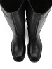 Черные сапоги из кожи Respect