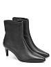 Черные ботильоны из кожи Respect