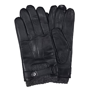 Размер 9.5, кожаные черные перчатки