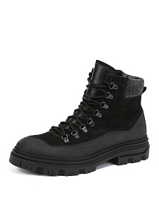 Черные ботинки из нубука