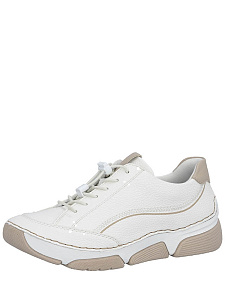 Белые кроссовки из экокожи