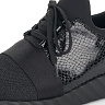 Черные туфли из комбинированных материалов на подкладке из текстиля