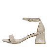 Бежевые босоножки из экокожи Nine West