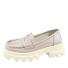 Бежевые лоферы из кожи CorsoComo