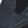 Черные ботинки челси из нубука на подкладке из натуральной шерсти