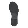 Черные сандалии с закрытой пяткой из кожи на подкладке из экокожи