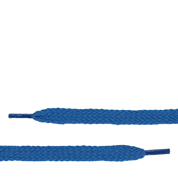 Шнурки плоские, синие, 100 см
