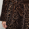 Пальто леопардовое из эко-меха