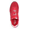Красные кроссовки из комбинированных материалов