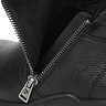 Черные ботинки на молнии из кожи на подкладке из текстиля на спортивной подошве