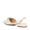 Белые открытые туфли из экокожи на подкладке из экокожи Nine West