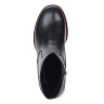 Черные ботинки на устойчивом каблуке