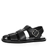 Черные сандалии из гладкой кожи CorsoComo