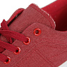 Красные кеды из текстиля на подкладке из текстиля