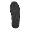Черные кроссовки из кожи на подкладке из текстиля