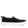 Черные слипоны из велюра CorsoComo