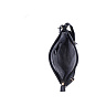 Черная сумка-мешок из экокожи