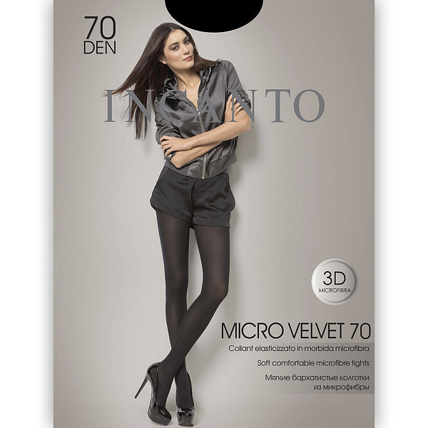 Размер 4, колготки Incanto Micro Velvet 70 den, чёрные - купить в  интернет-магазине ➦Respect