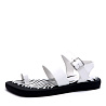Белые сандалии из гладкой кожи CorsoComo