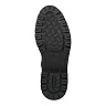 Черные ботинки на молнии с металлическим декором и пряжками из кожи на подкладке из текстиля на тракторной подошве