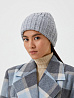 Шапка женская шерстяная серая Fabretti