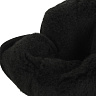 Черные полусапоги из велюра на подкладке из натуральной шерсти