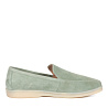 Оливковые лоферы из велюра CorsoComo