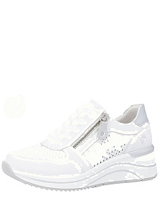 Белые кроссовки из кожи