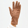 Перчатки женские из замши бежевые