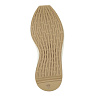 Бежевые кроссовки из комбинированных материалов без подкладки  на утолщенной подошве