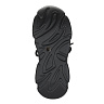 Черные кроссовки из кожи на подкладке из текстиля на утолщенной  подошве