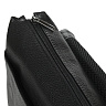 Черная сумка планшет из гладкой кожи