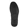 Черные утепленные ботинки из кожи без шнурков