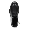 Черные ботинки из кожи на подкладке из натуральной шерсти