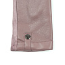 Перчатки женские комбинированные тёмно-розовые