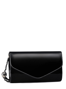 Черная сумка мессенджер из экокожи