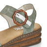Светло-серые сандалии из экокожи на подкладке из экокожи