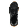 Черные кроссовки из кожи