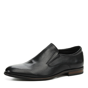 Черные полуботинки из кожи