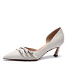 Туфли лодочки из кожи рисового цвета CorsoComo