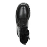Черные зимние ботинки из гладкой кожи